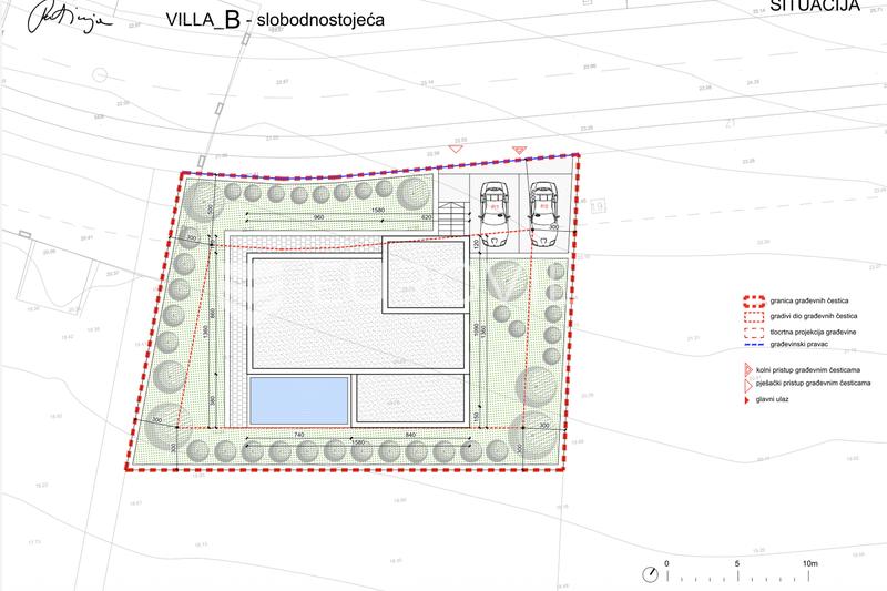 Karlobag, Cesarica, projeli arsa, 632 m² - 17