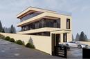 Krk, Vrbnik, parcela edificable con licencia de obra para una villa con 4 unidades residenciales, garajes - 1