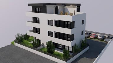Trogir, jednosoban stan u prizemlju neto korisne površine 38,79 m², S1