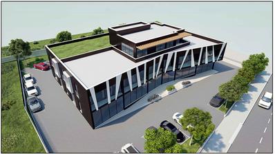 Kaštel Sućurac, bedrijfsgebouw 765 m² met 6 appartementen en ruime parkeergelegenheid beschikbaar