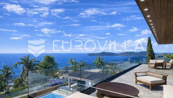 Opatija, Pobri, luxus penthouse 127 m² tengerre néző kilátással