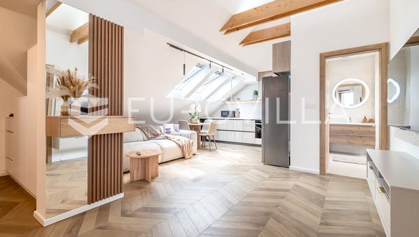 Zagreb, Dubrava, lüks 2 yatak odalı daire 75 m² bahçeli, ilk kiralama