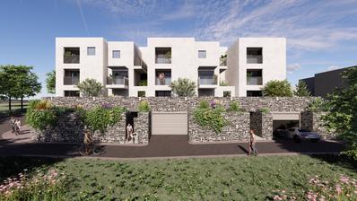 Podstrana, apartamento de um quarto com varanda
