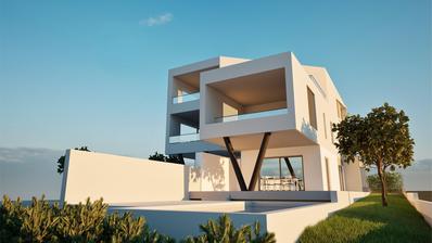 Vodice, prostorný apartmán s bazénem a zahradou, čistá užitná plocha 165,37 m².