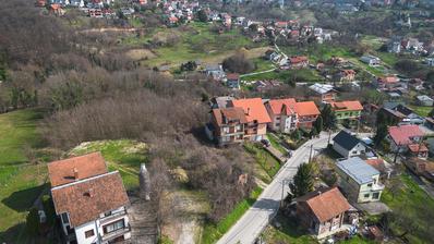 Zagreb, Gornja Kustosija, rakennustontti 8984 m², avoin näkymä