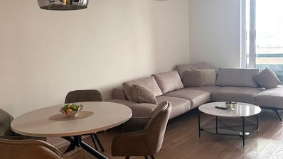 Zagreb, Laniste, NYBYGGERI, fremragende toværelses lejlighed 80,79 m², garageparkeringsplads