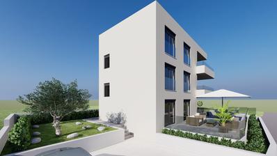 Zadar, Rovanjska, kompletno namješten dvosoban stan samo 55m od mora, NOVOGRADNJA