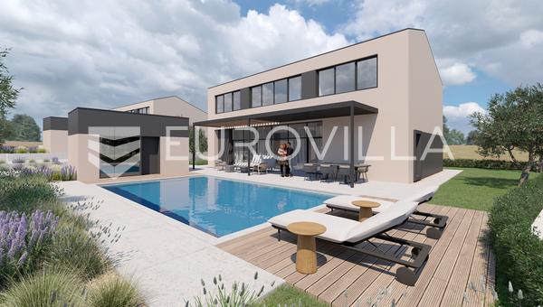 Istrie, Sveti Lovrec - Villa moderne avec piscine dans un endroit calme - Villa A