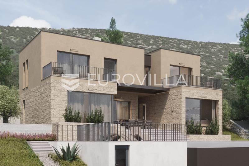 Omiš, Gata, vila s bazenom i prekrasnim pogledom na more