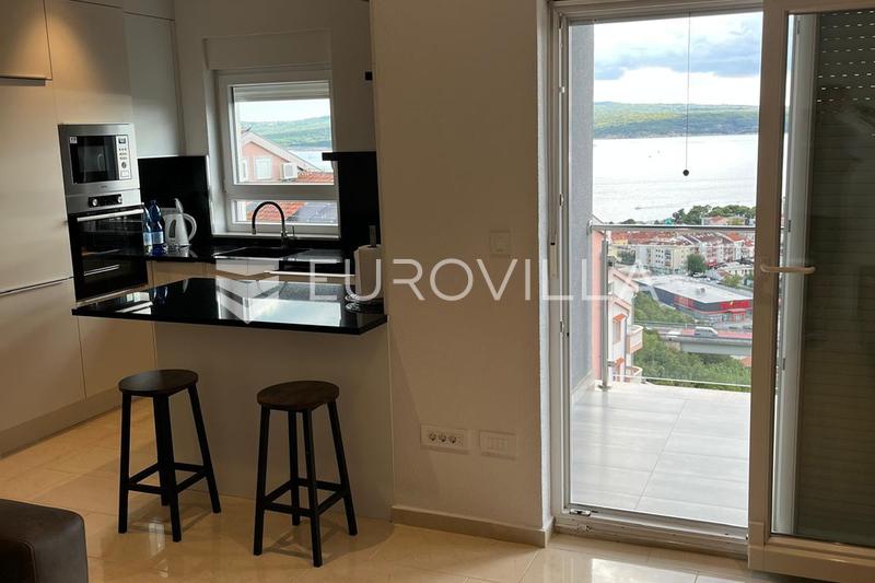 Crikvenica, moderno appartamento con quattro camere da letto, terrazza sul tetto e vista mare, 75 m² - affitto annuale - 2