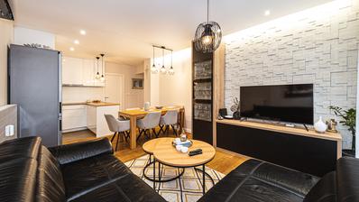Záhřeb, Spansko, atraktivní 4pokojový byt, 69 m² 22 m² krytá terasa.