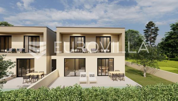 Istria, Žbandaj, semi-detached house with swimming pool