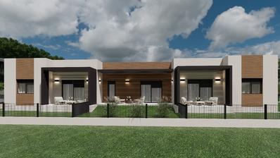 Région de Zapresic, Donja Pusca, bel appartement de quatre chambres de 83 m² avec jardin