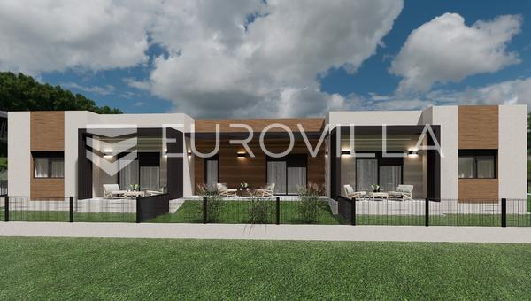 Oblast Zaprešić, Donja Pušća, krásný čtyřpokojový byt o rozloze 83 m² se zahradou
