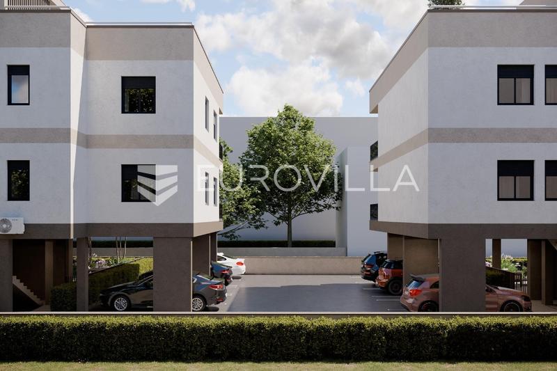 Strozanac, NOVÁ VÝSTAVBA, dvoupokojový byt ve druhém patře se střešní terasou, 73,3 m² - 4