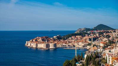 Dubrovnik, tágas háromszobás lakás erkéllyel és kilátással