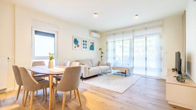 Zágráb, Crnomerec, Šestinski dol, gyönyörű két hálószobás lakás 81 m², parkoló, első bérbeadás