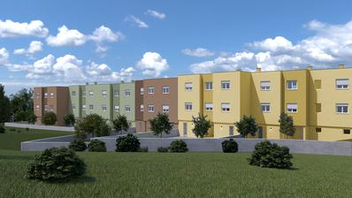 Istria, Pola, appartamento con tre camere da letto in un edificio di nuova costruzione, garage, ripostiglio - 73,96 m² -