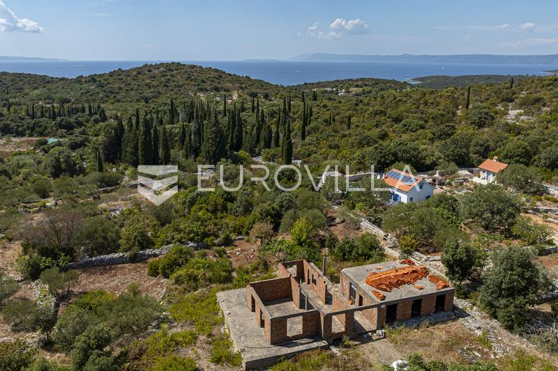 Peljesac, Loviste, uferdig hus på byggetomt - 6