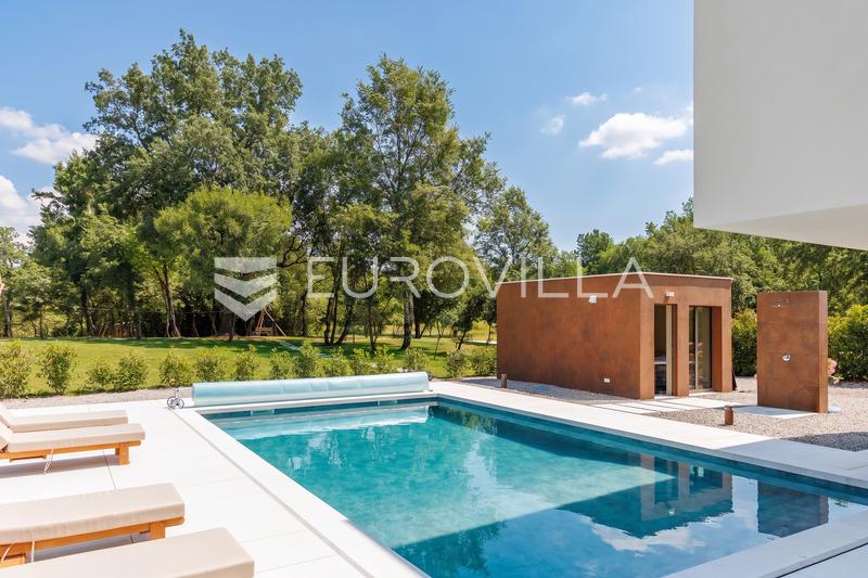 Istrien, Labin - top moderne Villa B, beheizter Pool 48 m², 2402 m² Landschaftsgarten - 14