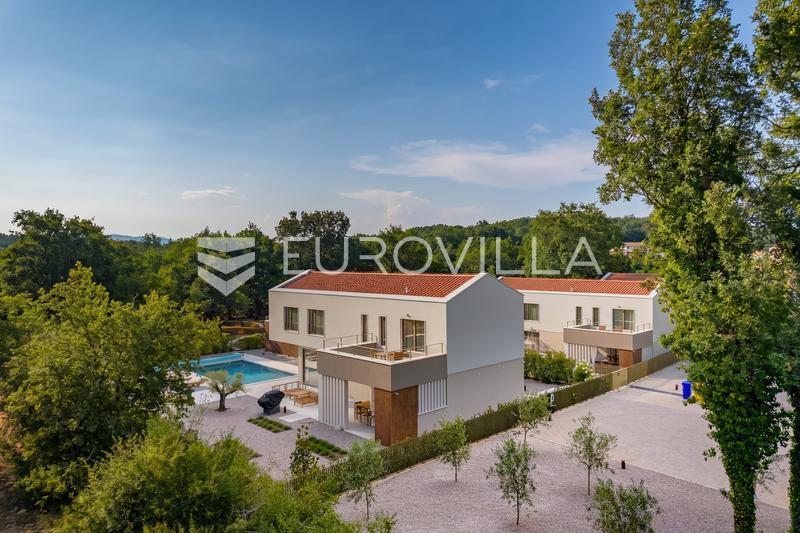 Istrien, Labin - top moderne Villa B, beheizter Pool 48 m², 2402 m² Landschaftsgarten - 10
