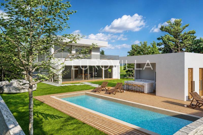 Solta, grond met een project voor een villa - 3