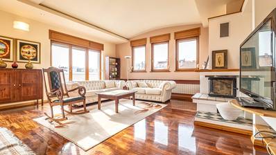 Zagreb, Pantovcak, lujoso ático de dos habitaciones, 180 m²