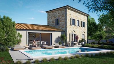 Istrien, Krusari, Steinhaus im Bau 92 m² mit Swimmingpool auf einem 530 m² großen Grundstück