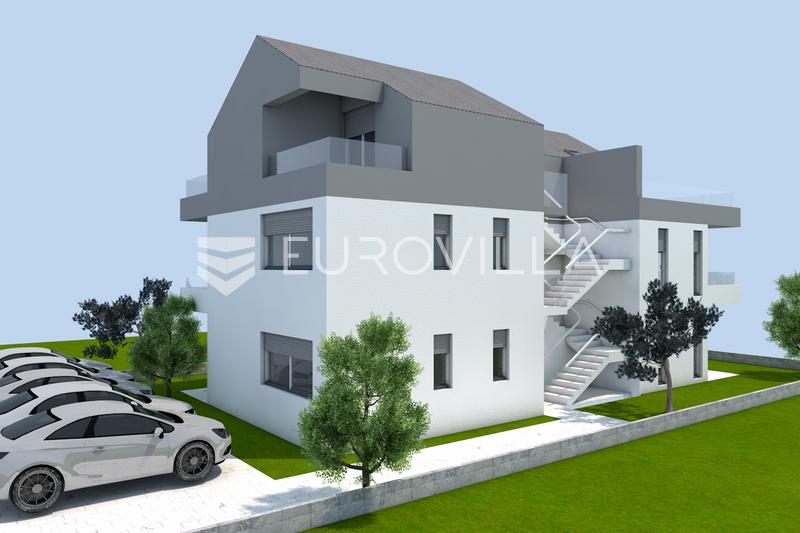Pag, Povljana, dvosobni stan s vrtom, NKP 86,96 m2