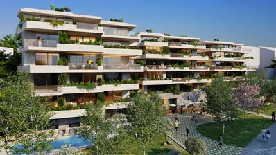 Split, Podstrana, TERASE, EKSKLUZIVAN PROJEKT, dvosoban stan s terasom 127,75 m²