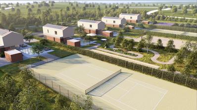 Istriassa, Labin - huippumoderni villa C, lämmitetty uima-allas 48 m2, 2386 m2 maisemoitu puutarha