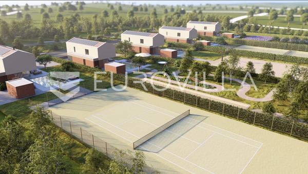 Istrie, Labin - spicková moderní vila C, vyhřívaný bazén 48 m2, 2386 m2 upravené zah...