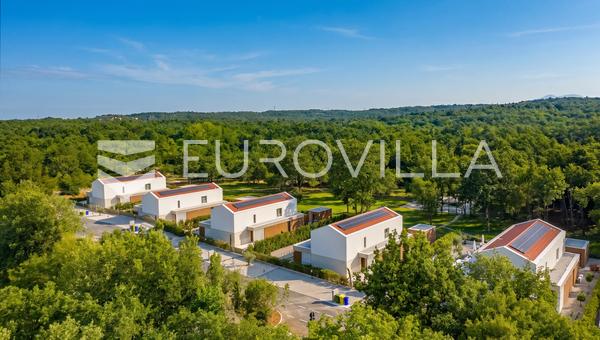 Istrien, Labin - toppmodern villa C, uppvärmd pool 48 m2, 2386 m2 anlagd trädgård