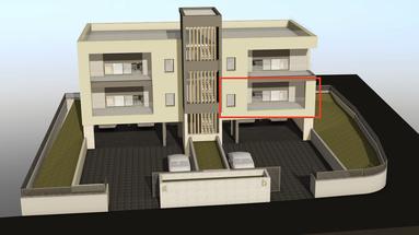 Vodice, elegante appartamento bilocale con loggia in una moderna nuova costruzione