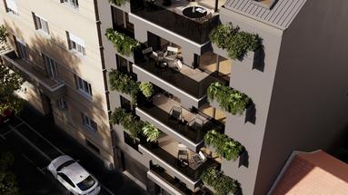 Britanski trg, edificio nuevo, hermoso apartamento de 3 habitaciones con garaje.