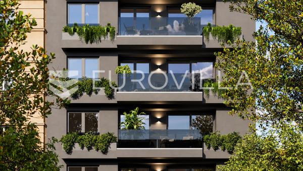 Britanski trg, edifício novo, lindo apartamento de 2 quartos com garagem