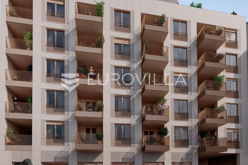 Záhřeb, Nova Cesta, dvoupokojový byt o rozloze 66,91 m² s lodžií - PRÉMIOVÁ NOVÁ STAVBA - 3