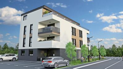 Dugo Selo, eine attraktive 3-Zimmer-Wohnung mit Terrasse, 66 m², Neubau.