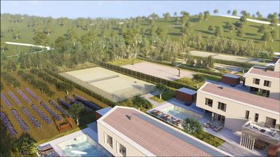 Istriassa, Labin - huippumoderni villa A, lämmitetty uima-allas 48 m2, 2710 m2 maisemoitu puutarha