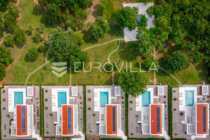 Istrien, Labin - top moderne Villa A, beheizter Pool 48 m², 2710 m² Landschaftsgarten - 3