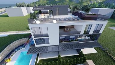 Zadar, Sukošan, denize sıfır konumda, çatı teraslı penthouse, 132,32 m²