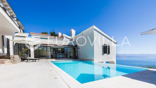 Opatija, Veprinac, Unik villa med infinity-pool og fantastisk udsigt over Kvarner