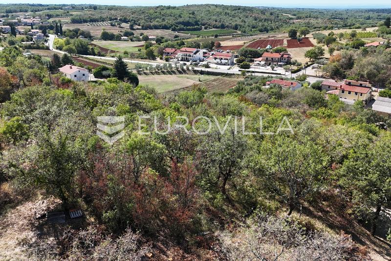 Istra, Vižinada, građevinsko zemljište 4.410 m² s panoramskim pogledom na more - 11