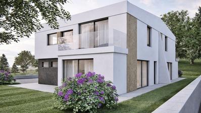 Sv. Ivan Zelina, moderna dvojna kuća u nizu s privatnim dvorištem, 140 m²
