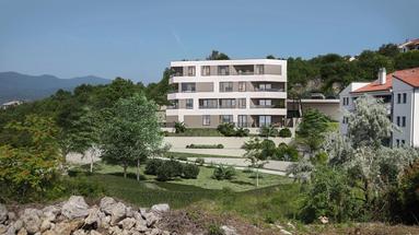 Kastav, Resetari, Blue Horizon Residence, atrakcyjne trzypokojowe mieszkanie, NOWY BUDYNEK, 88 m²
