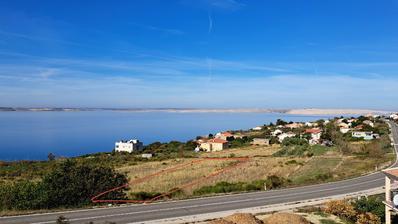Ražanac, Rtina, građevinsko zemljište 2275m2 s pogledom na more