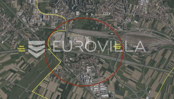 Zagreb, Buzin, byggegrund til erhvervsformål, areal 5521 m²