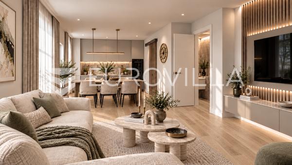 Zágráb, Donji Bukovac, luxus négyszobás lakás új építésű házban, 116 m²