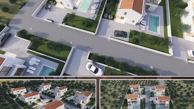 Ražanac, Rtina Sunset, ekskluzivni projekt za izgradnju 6 modernih vila s bazenom