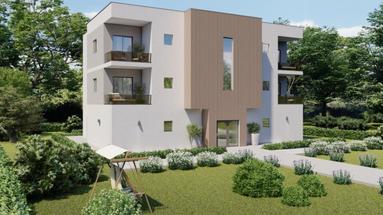 Istrie, Porec - dvoupokojový byt NKP 76,50 m2 v 1. patře moderní novostavby